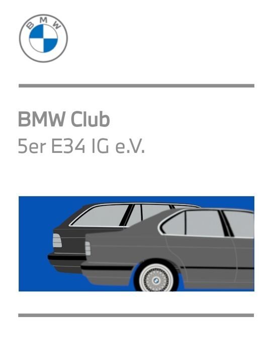 BMW Club 5er E34 IG e.V.